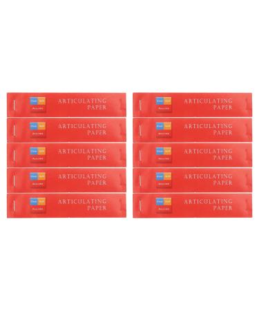 400 pieces of red thin dental paper paper double -sided bisperate strips Articulation paper for checking contact points