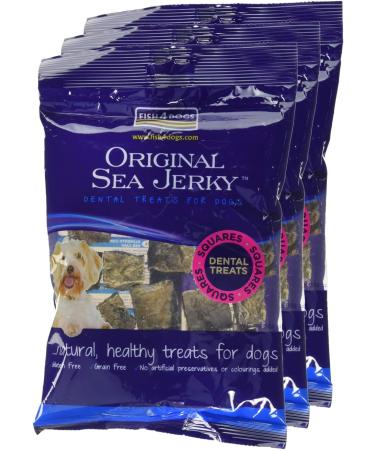 Fish4Dogs Sea Jerky Squares 100 g Pack of 3 - Buy Online on GoSupps.com