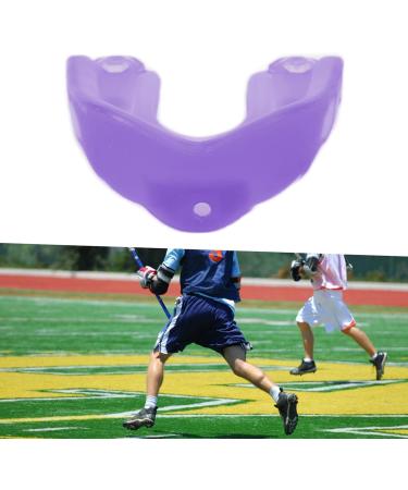 Verdant Touch Sport Mouthguard - Shock Protection for Adults | Flavored Striped Purple Mouthguard for Boxing & Basketball - Buy Online on GoSupps.com