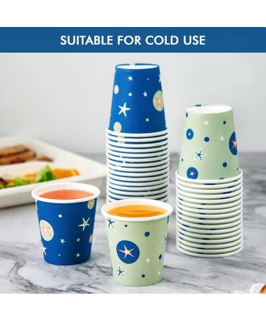 600-Pack 3oz Disposable Paper Cups - Green and Blue | Bathroom, Espresso, Snack Cups for Parties, Picnics, Travel - Buy Online on GoSupps.com