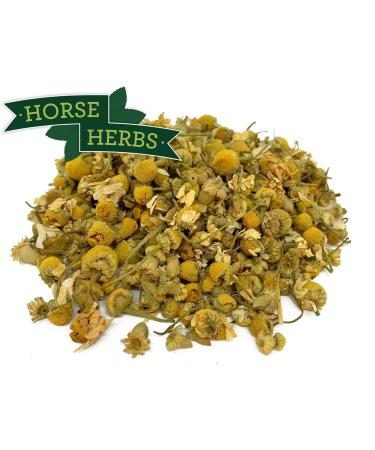 Horse Herbs Chamomile Flowers - Camomile Horse & Pony Feed Supplement Calming Effect Equine (1kg) 1kg Bag - Buy Online on GoSupps.com