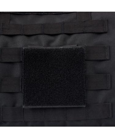 ROCOTACTICAL Hook and Loop Tactical Patches Board - 4x4 inches, 2 Pack in Black - Buy Online on GoSupps.com