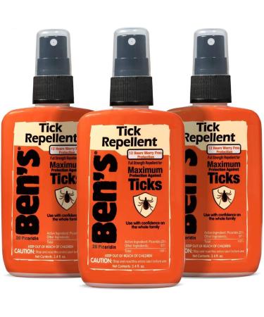 Ben's Tick Repellent 3.4 Fl Oz Pump - Pack of 3