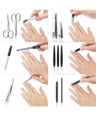 Solingen Manik r Set 12 Party | Premium Nail Set for Men & Women | Complete Manicure & Pedicure Kit in Blue Synthetic Leather Etui - Buy Online on GoSupps.com