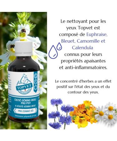 Green Idea - Eye Wash Lotion for Dogs with Boric Acid and Medicinal Herbs | Eye Care & Eye Cleansing | Paraben/Silicone/Colorant/Alcohol Free 50 ML - Buy Online on GoSupps.com