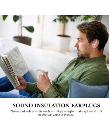 NOLITOY Noise Canceling Silicone Sleeping Accessories - Earplugs for Bathing Studying & Sleep - Sound Blocking Ear Protection - Buy Online on GoSupps.com