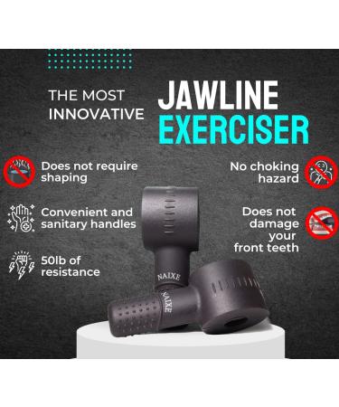 Jawline Exerciser for Men and Women - Face Slimmer, Neck and Jaw Exerciser, Double Chin Reducer, Sculptor - Silicone Facial Tool - Buy Online on GoSupps.com