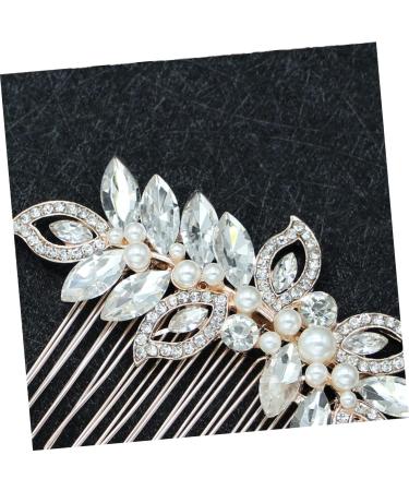 Beaupretty Bridal Hair Comb Accessories combs for rhinestone bridal comb Wedding Comb Bridal Clips bridal headpieces Pearl Bridal Comb flower clips for women accessories bride Comb - Buy Online on GoSupps.com