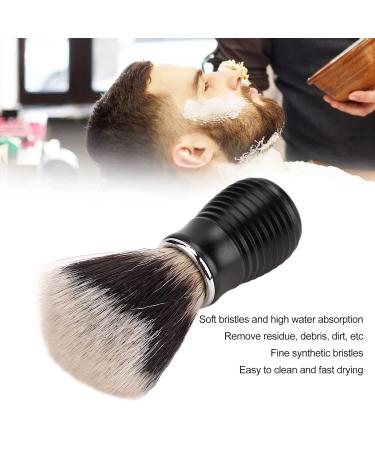 Portable Men's Razor Brush - Nylon Hair Cleaning Brush with Aluminum Handle for Home Salon & Safety Razor Shaving - Buy Online on GoSupps.com