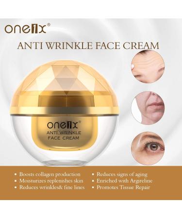 Anti Aging Face Cream with Retinol Hyaluronic Acid & Vitamin C - Moisturizer for Wrinkles & Fine Lines | Organic Day & Night Firming Cream 50ML - Buy Online on GoSupps.com