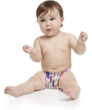 The Honest Company Plant-Based Sustainable Diapers Size 5 (100 Count) - Wingin It Painted Feathers - Buy Online on GoSupps.com