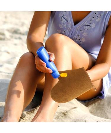  Yhsioaklo Self-tanning applicator glove | Self-tan mitt | Self-tanner applicator | Even sunless tanning application for body lotions oils and sunscreen - Buy Online on GoSupps.com
