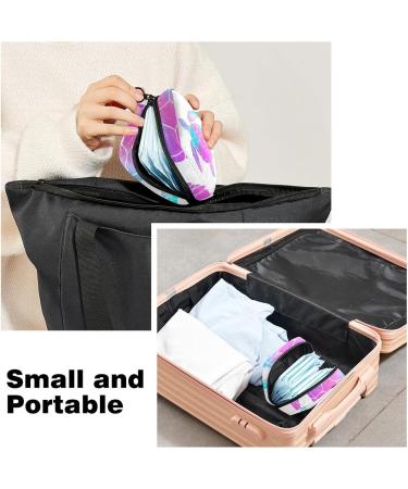 Stylish Women's Napkin Storage Bag | Colorful Turtle Underwater Menstrual Cup | Portable Bandages & Storage for Menstruation - Perfect for First Period - Buy Online on GoSupps.com