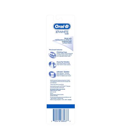 Oral-B 3D White Vivid Toothbrush Medium - 2 Pack | Enhance Your Smile - Buy Online on GoSupps.com