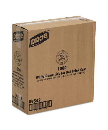 Dixie Dome Lids for 10-16 oz PerfecTouch & 12-20 oz Paper Hot Cups - White (100 Lids) - Buy Online on GoSupps.com