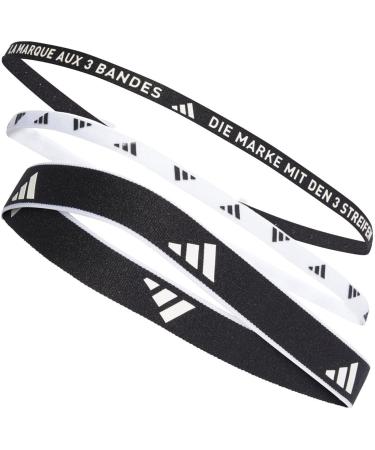 ADIDAS 3PP HEADBAN New Black/White 3 pieces (1 pack)