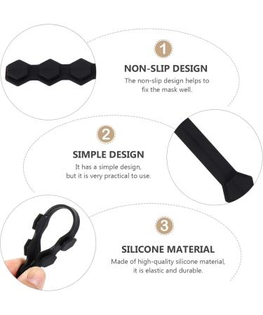 Buy Gatuida 10 PC Masking Hooks - Black Face Mask Ear Protectors & Adjustable Extension Buckles for Comfort | International Shipping Available - Buy Online on GoSupps.com