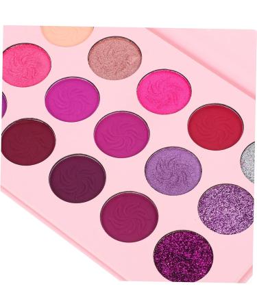 Mikinona 15 Colorful Eyeshadow Glitter Eyeshadow Woman Eyeshadow Compact Makeup Palette Purple - Buy Online on GoSupps.com