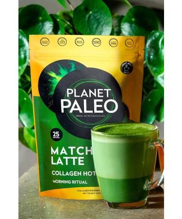 Pure Collagen Matcha Latte (225g) - Protein-Rich Coffee Alternative with Antioxidants | Boost Energy, Focus, and Mood | 25 Servings - Buy Online on GoSupps.com