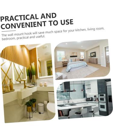 Angoily Coat Hangers Bathroom Hooks Self Adhesive Hooks Kitchen Hooks Bathroom Door Hooks Wall Hooks - Buy Online on GoSupps.com