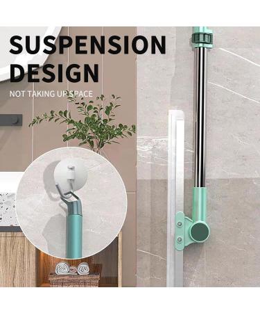 Multifunction Brooms Household Glass Floor Window Wiper Soft Silicone Sweeping and Scraping 2 in 1 180 Degree Folding for Bathroom Tile Pet Hair Liquidation Pallet Clearance Deals #5 Blue - Buy Online on GoSupps.com