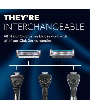 Buy Dollar Shave Club Heavy Metal Shave Kit - 6 Blade Razor Handle Refills & Cover | Precision Shaving & Grooming Set for Ultimate Shave Experience - Buy Online on GoSupps.com
