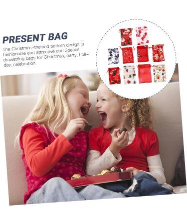 ULTECHNOVO 36pcs Christmas Cheesy Bag Gift Bag Organizer Gift Bag Storage Organizer Clear Candy Bags Christmas Organza Pouch Christmas Drawstring Bag Christmas Printed Present Bag Candy Pouch 1 count (Pack of 1) As Shown - Buy Online on GoSupps.com
