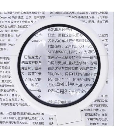 Portable Magnifier Multi-Purpose Times 11 Times Eight LED Lights Handheld Bracket Desktop Reading Maintenance Magnifier Full of Stars - Buy Online on GoSupps.com