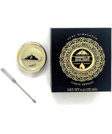 Shilajit Resin Himalaya | Authentic 100% Natural Mummy Paste | Rich in Fulvic Acid & Trace Elements | RAW 6g Pack - Buy Online on GoSupps.com
