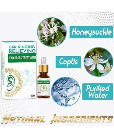 Organic Ear Ringing Remedy Drops | Tinnitus Relief & Ear Infection Treatment | Swimmer's Ear | 3PCs - Buy Online on GoSupps.com