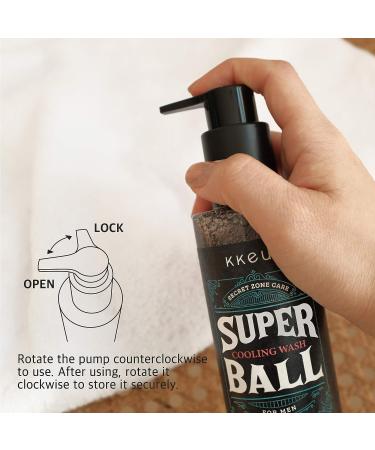 Super Ball Wash for Men - Korean Body Wash with Cooling Menthol for Odor Protection and Moisture Absorption - Buy Online on GoSupps.com