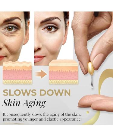 Fullerene Anti-Wrinkle Capsules Fullerene Placenta Essence Capsule Fullerene Placenta Anti-Aging Face Serum Fullerene Sheep Placenta Collagen Serum Skin (30 capsules) - Buy Online on GoSupps.com
