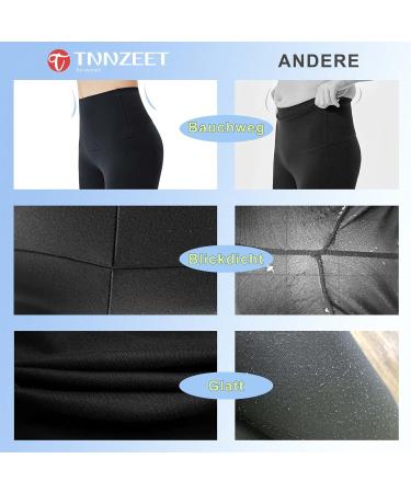 TNNZEET Women's High Waist Cycling Shorts - Opaque Yoga & Gym Shorts | Comfortable & Stylish Sports Pants in Black - Buy Online on GoSupps.com