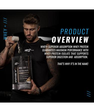 EC Sports Whey+ Protein Powder Chocolate Peanut Butter Mix w/Digestive Enzymes - Isolate Supplement Collagen Peptides w/Swift Reform - 30 Servings 2.03 Pound (Pack of 1) Chocolate Peanut Butter - Buy Online on GoSupps.com