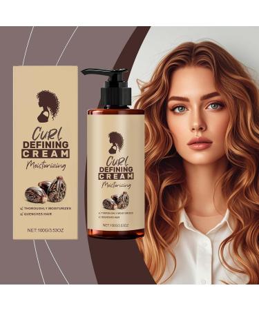 Zyntora Curly Cream For Curly Hair 100ml Curly Hair AntiFrizz Defining Lotion Long Lasting Smoothing Lotion for Girls Men AntiFlizz Daily Use Morning and Night - Buy Online on GoSupps.com