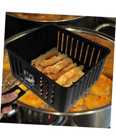 Toddmomy 2 Pcs Square Baking Basket Air Fryer Mesh Basket Wire Mesh Fry Basket Chip Frying Metal Baskets Fried Food Basket Air Fry Basket Snack Basket Electric Storage Basket Carbon Steel 38X22.8CMx2pcs Blackx2pcs - Buy Online on GoSupps.com
