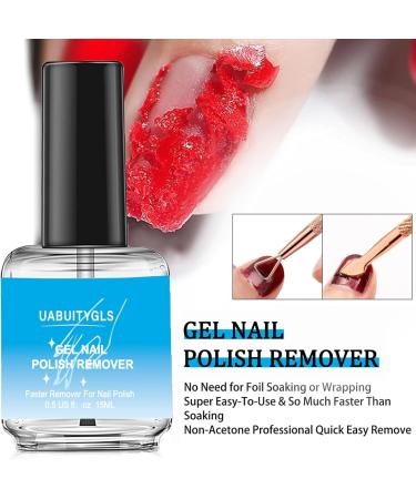 Gel Nail Polish Remover Kit Nail Polish Remover with Cuticle Pusher & Nail Polish Scraper in 3-5 Minutes Easily & Quickly Remove Acrylic Nail Polish in 3-5 Minutes Don't Hurt Your Nails 2x 15ml gel remover kit - Buy Online on GoSupps.com