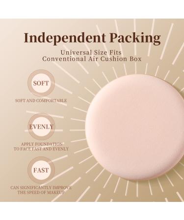 Mohope 8Pcs Air Cushion Makeup Sponges with Portable Box | Latex-Free Blending Sponge for Liquid, Cream, and Powder Foundation | Teardrop Powder Puff | Pink 8PC Set - Buy Online on GoSupps.com