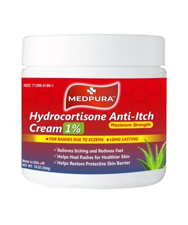 MEDPURA HYDROCORTISONE 1% CREAM 16oz