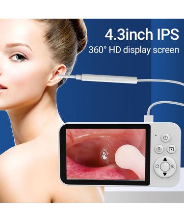 Ear Wax Removal Tool Camera Earwax Removal Kit Ear Cleaner with Camera 4.3'' Screen Earwax Remover - Buy Online on GoSupps.com