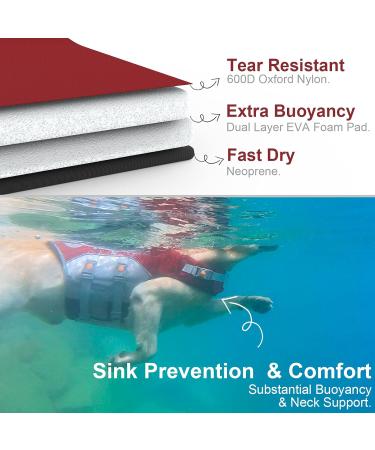 ThinkPet Dog Life Jacket - Adjustable Reflective Lifesaver with Buoyancy | Red XXL for Safe Water Fun - Buy Online on GoSupps.com