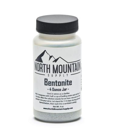 North Mountain Supply - BT-4oz Food Grade Bentonite Clay (4 Ounces)