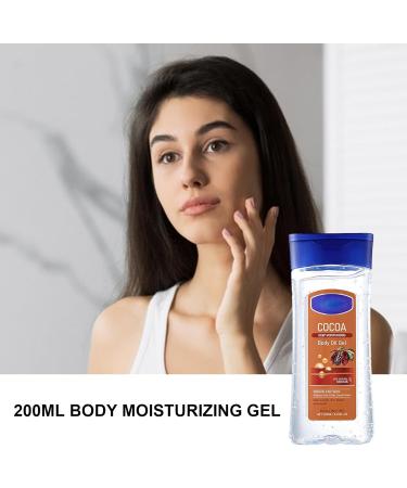 Body gelDeep hydration natural body cream 200 ml Gentle Exfoliation Nongreasy Body Oils for Women Skin Brightens Skin Tone Teksome Cocoa Bean Oil Gel - Buy Online on GoSupps.com