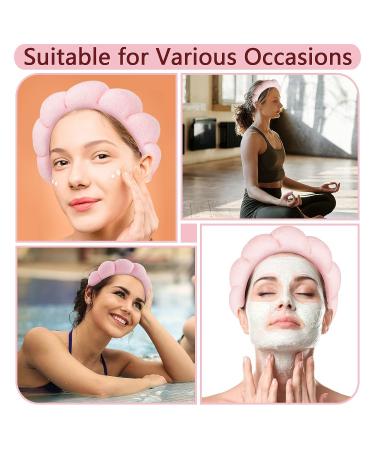 Spa Headband for Women - Makeup Removal, Skincare, Hair Accessories - Sponge & Towel Cloth Fabric - Htaper - Buy Online on GoSupps.com