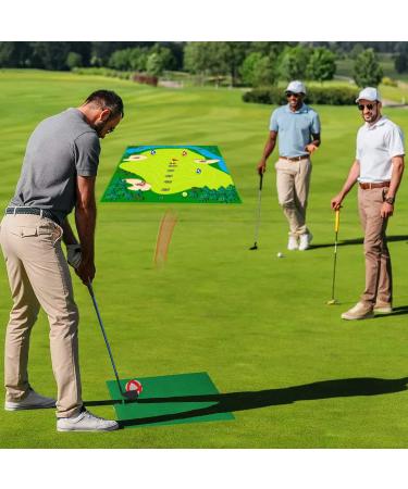 XANGNIER Golf Chipping Game Set with 20 Stick Golf Balls - Giant Size for Adults & Family Indoor/Outdoor Fun | Includes Chipping Mat | Sport & Outdoor Play Toy - Buy Online on GoSupps.com