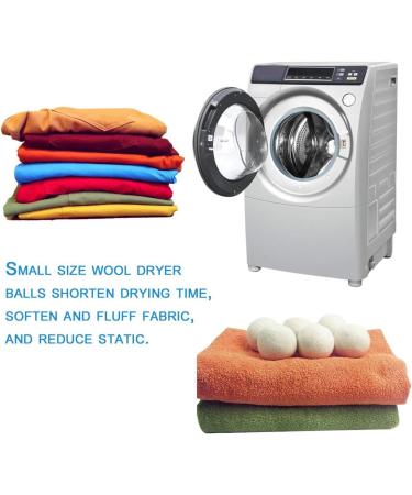 6PCS/Set Natural Reusable Laundry Clean Ball Practical Home Wool Dryer Balls - Buy Online on GoSupps.com