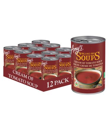 Amy s Kitchen Cream of Tomato Soup Gluten-Free Soy-Free Corn-Free Tree Nut-Free Kosher 12-pack (398ml per can)