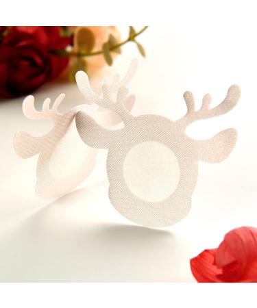 Clear Breast Lift Tape for A-DD Cup Large Breast | Invisible Push Up Tape | Sweatproof Body Tape for Breast Lift - Christmas Elk Nipple Covers Included - Buy Online on GoSupps.com