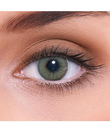 Buy Lenzotica Natural Green Contact Lenses - 14.00mm Soft Colored Lens (0.00D) - 3-Month Supply with Case - Worldwide Shipping - Buy Online on GoSupps.com