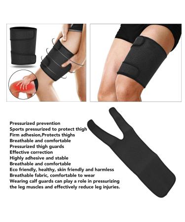 Gernie Thigh Brace Support - Compression Sleeve for Sports | Adjustable Hook and Loop | International Shipping - Buy Online on GoSupps.com